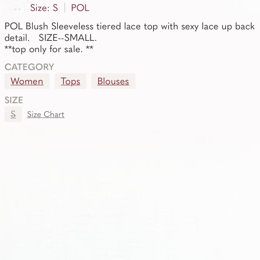 POL LACE TOP - Picture 5 of 5